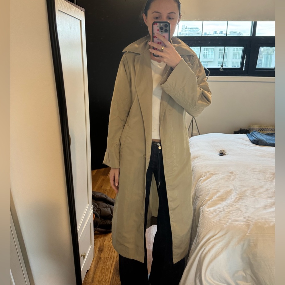 Vince Classic Tan Trench Coat